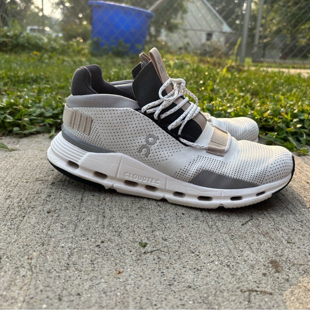 On Running Women’s White and Black Athletic Shoes